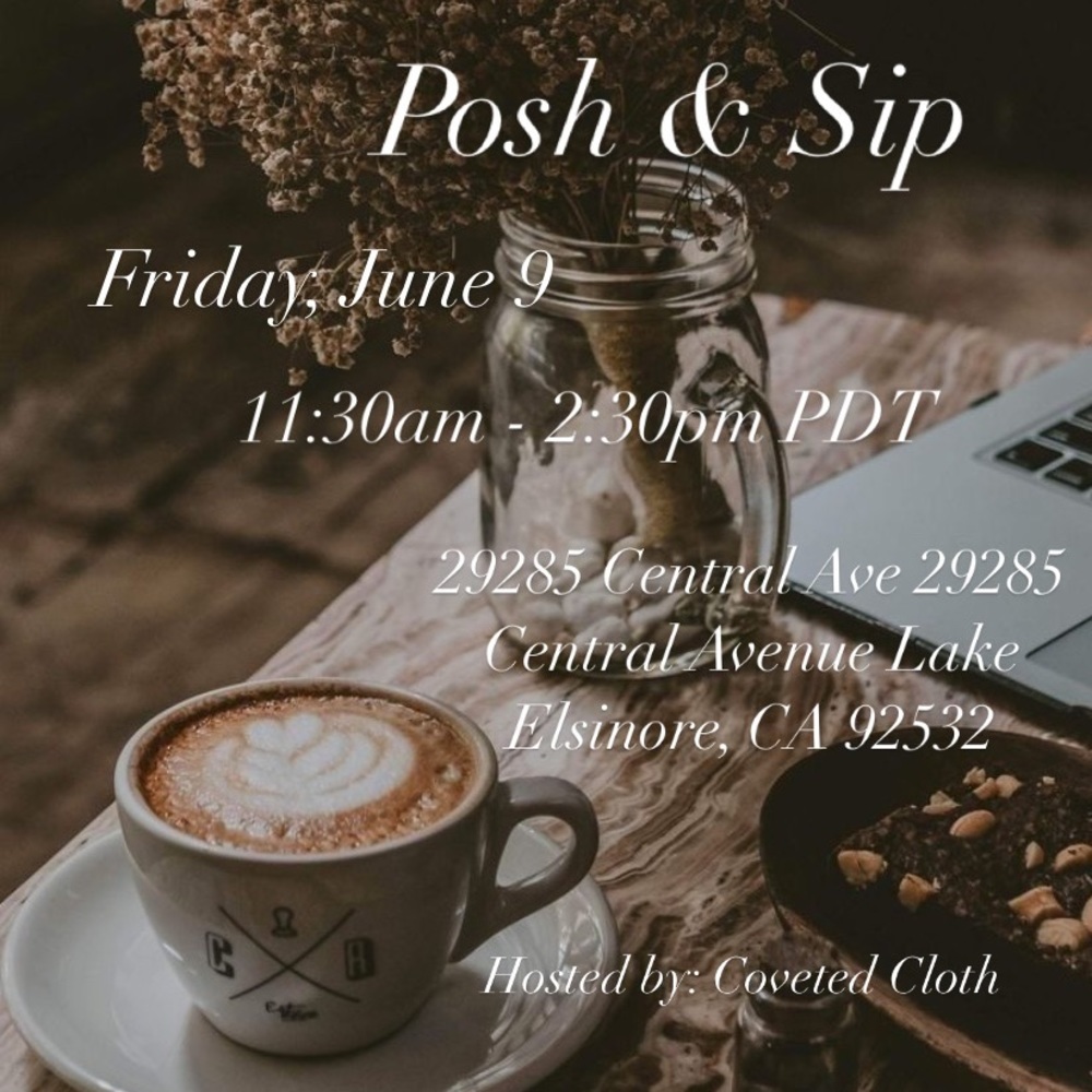 Like this for updates on the next local posh and sip!